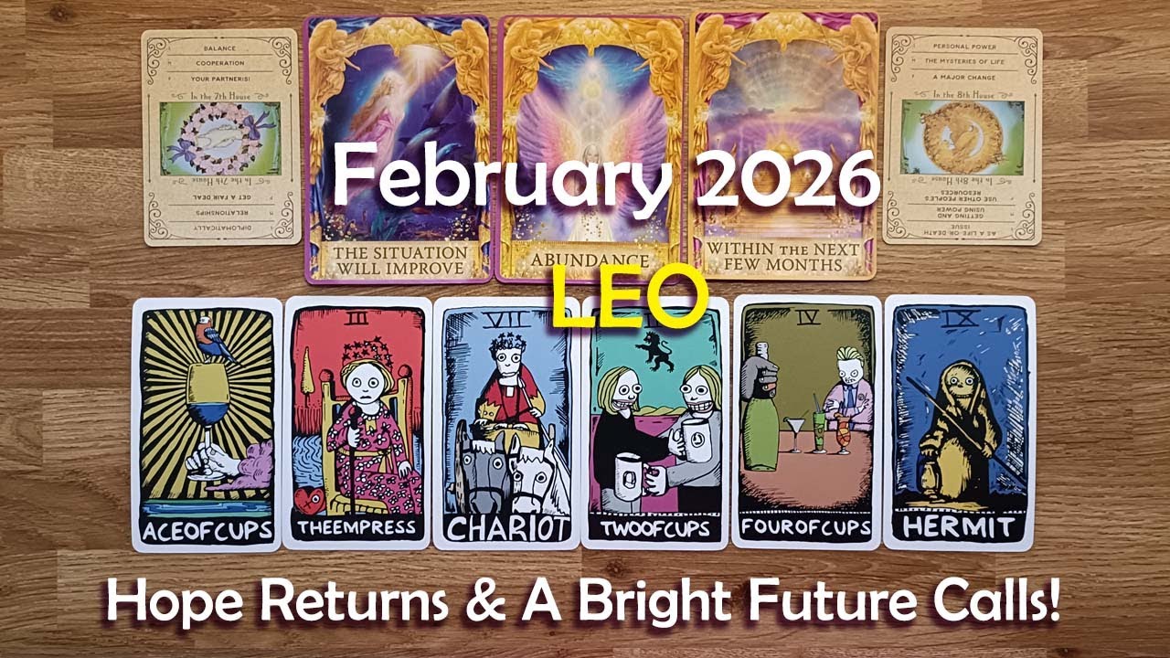 Прогнозы для Льва на февраль 2026 года 👉🏼🤗🪶🪐