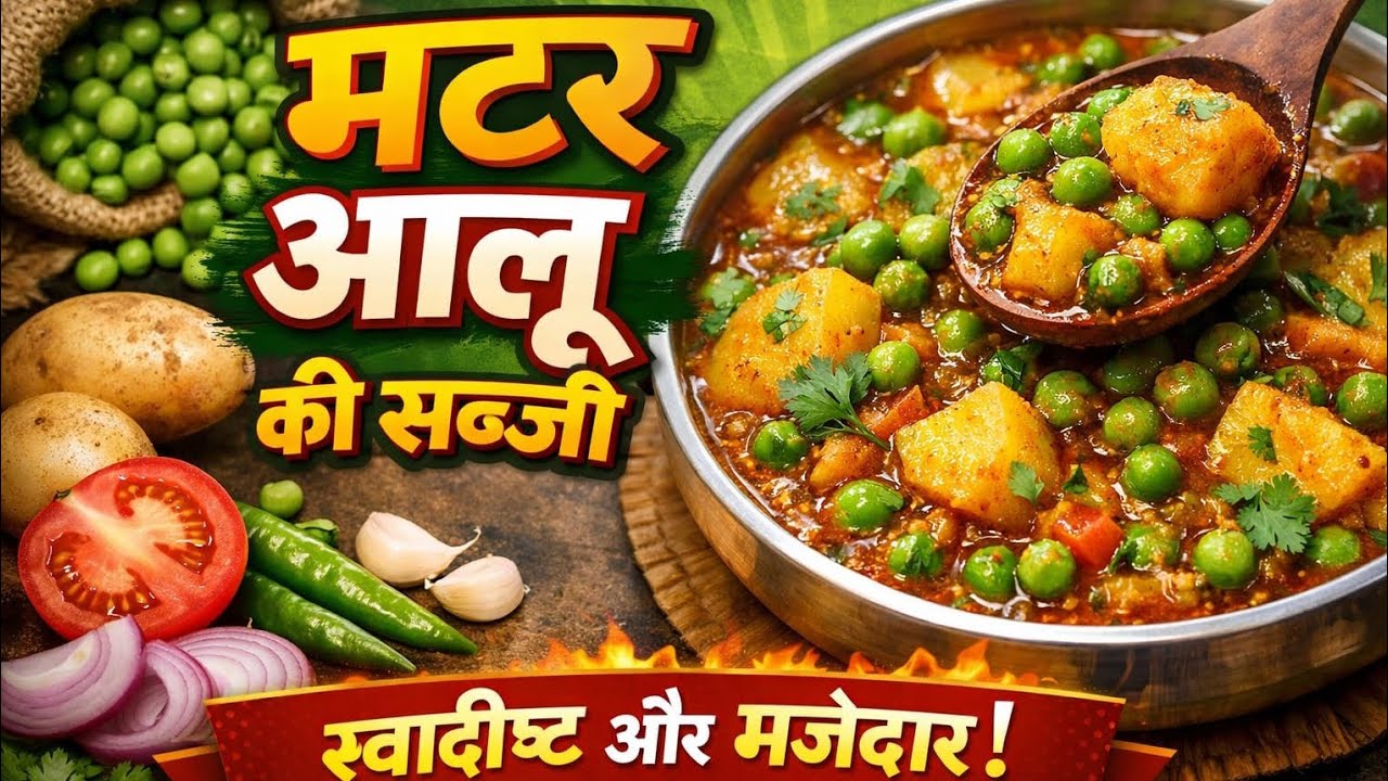 सबसे आसान और नया आलू मटर तरीका 🔥 टेस्ट ऐसा कि सब पूछेंगे रेसिपी | Unique Aloo Matar