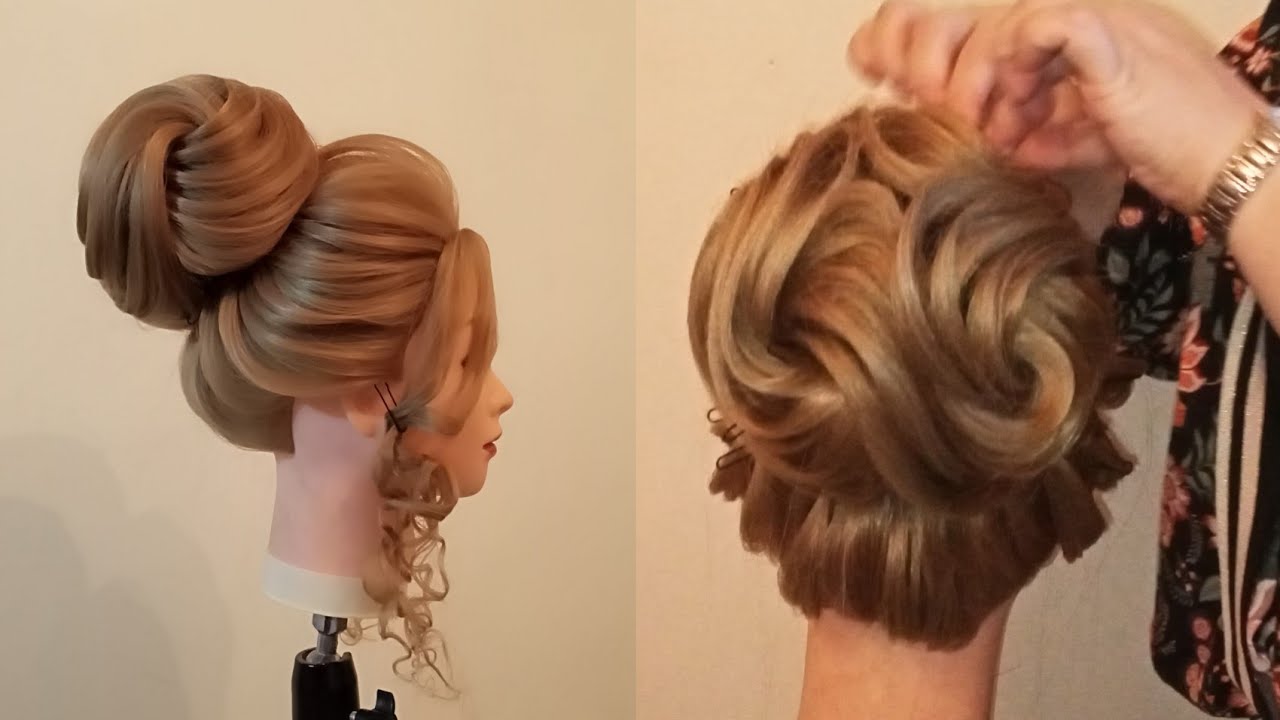 تسريحة 3D مرفوعة للعرائس | Chignon 3D pour mariées