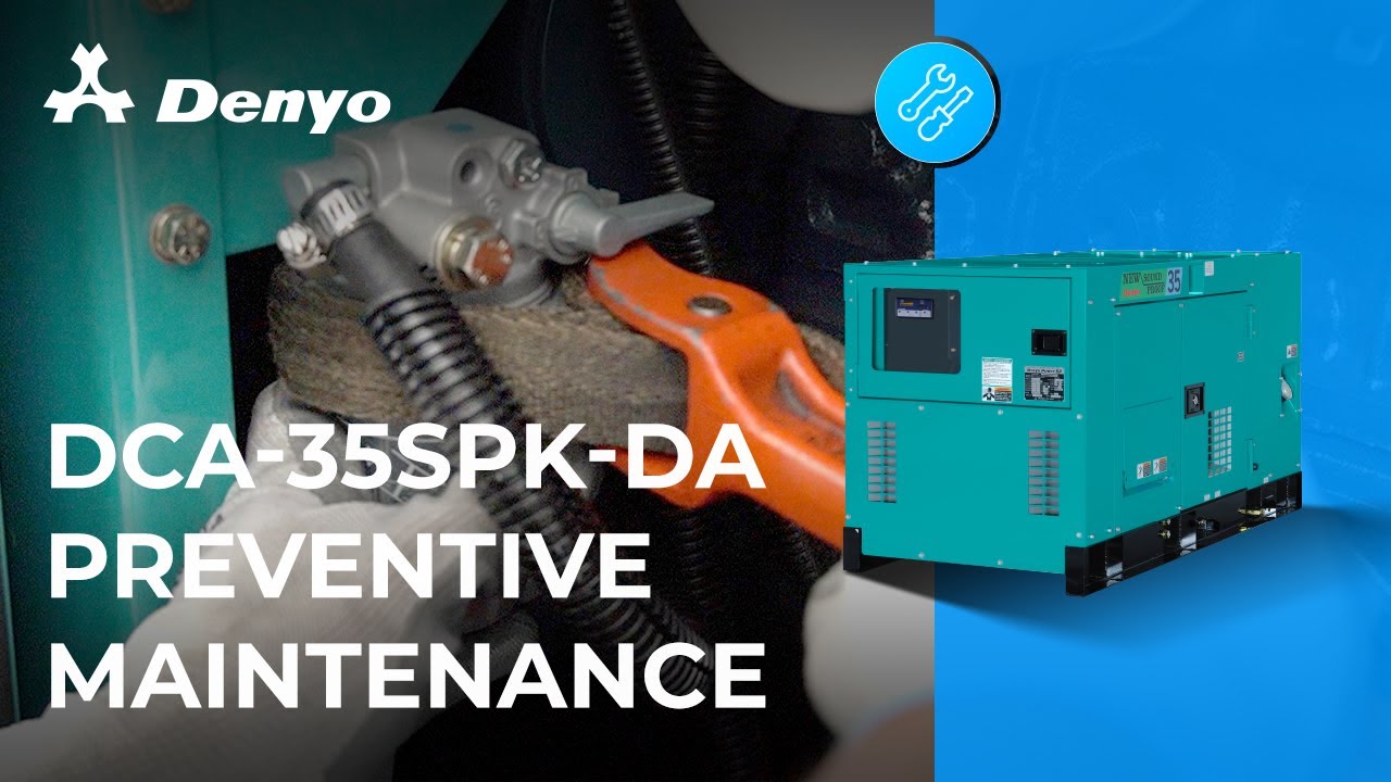 Preventive Maintenance Series -  Denyo DCA-35SPK-DA Generator
