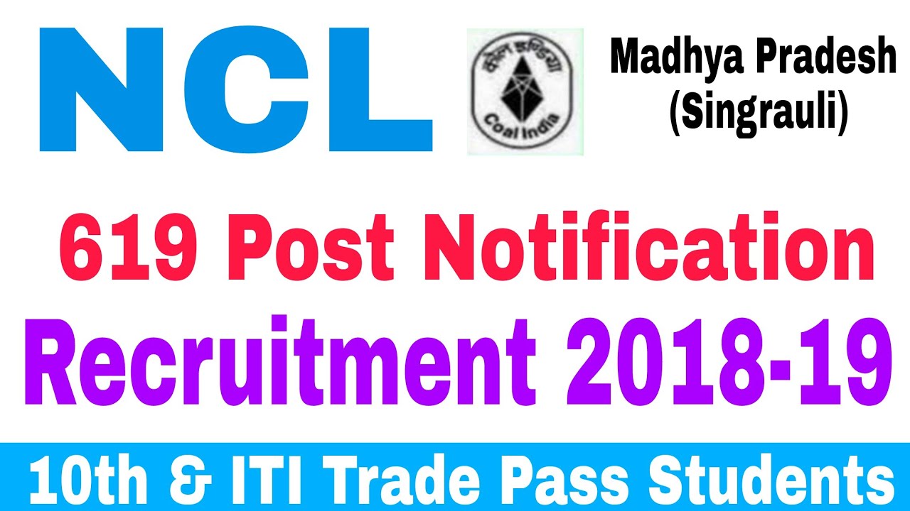 NCL Recruitment Notification  2018