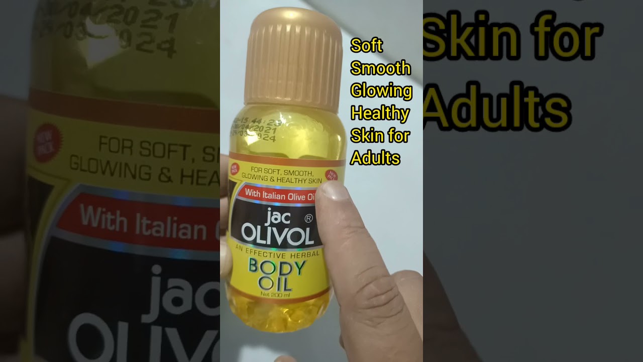 jac olivol || body oil for adults 
