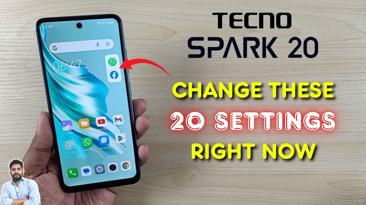 Tecno Spark 20 : Change These 20 Settings Right Now