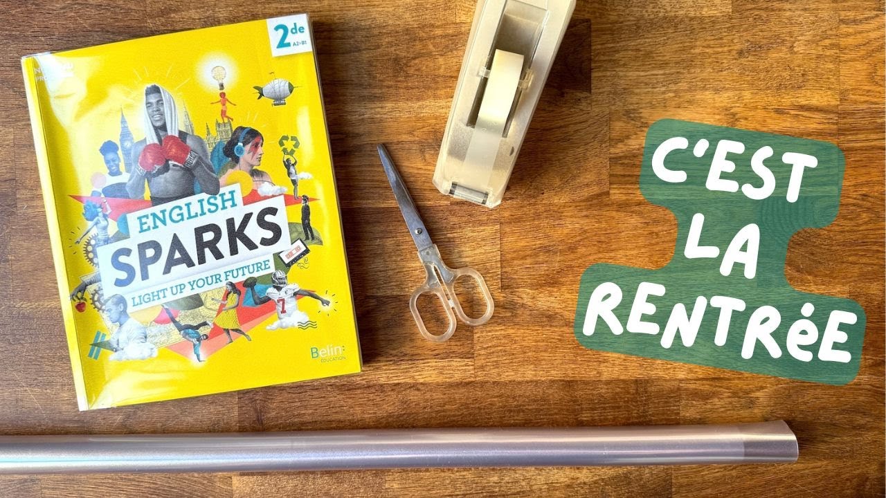 Tuto pour couvrir ses livres / manuels scolaires ✨ Marion Blush