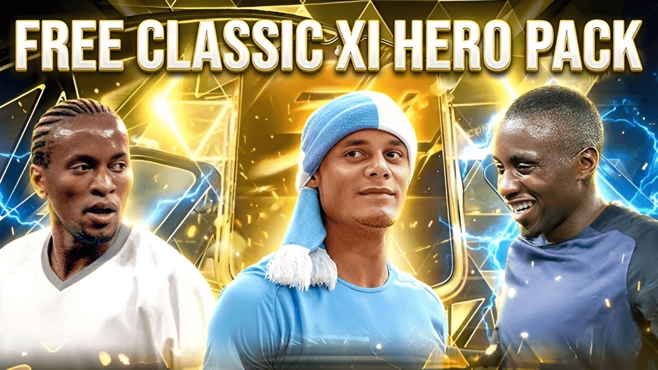 I OPENED 4X FREE CLASSIC XI HERO PACKS… UNREAL FC 26 PACK LUCK 😱