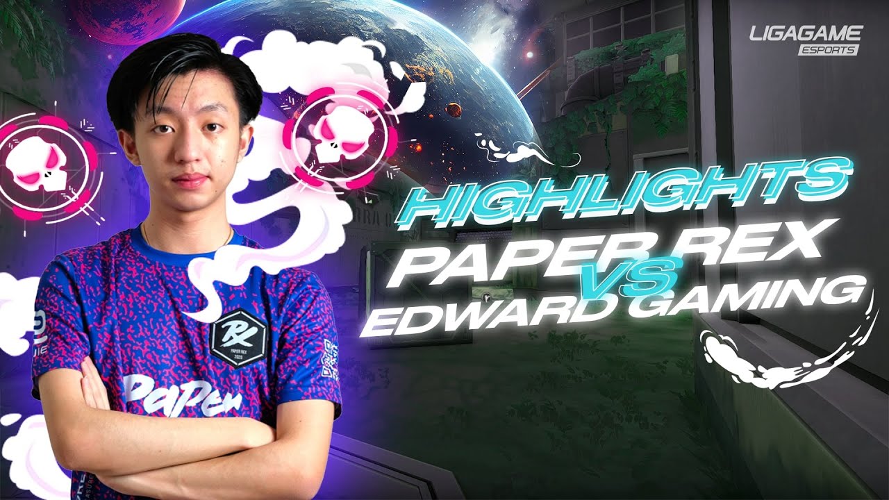 EPIC HIGHLIGHT PAPER REX OVERPOWERS EDWARD GAMING AGGRESIVE STRATEGY PLAY | VCT CHAMPIONS 2023