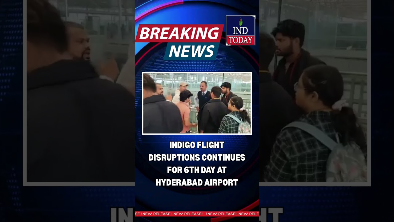 Сбои в работе рейсов IndiGo в аэропорту Хайдарабада продолжаются уже шестой день