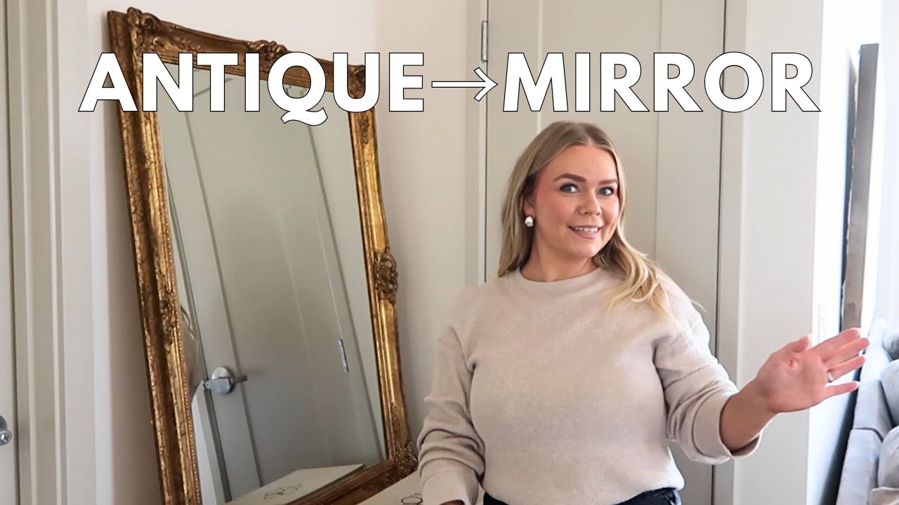 Turning an Antique Frame Into a Timeless Mirror!