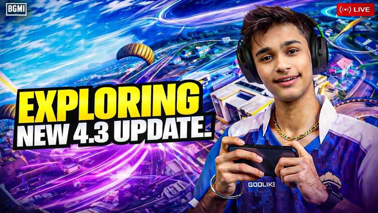 BGMI | NEW UPDATE 4.3 | IS HERE| BGM#shortsfeed #live #bgmi #bgmilive #pubgmobile