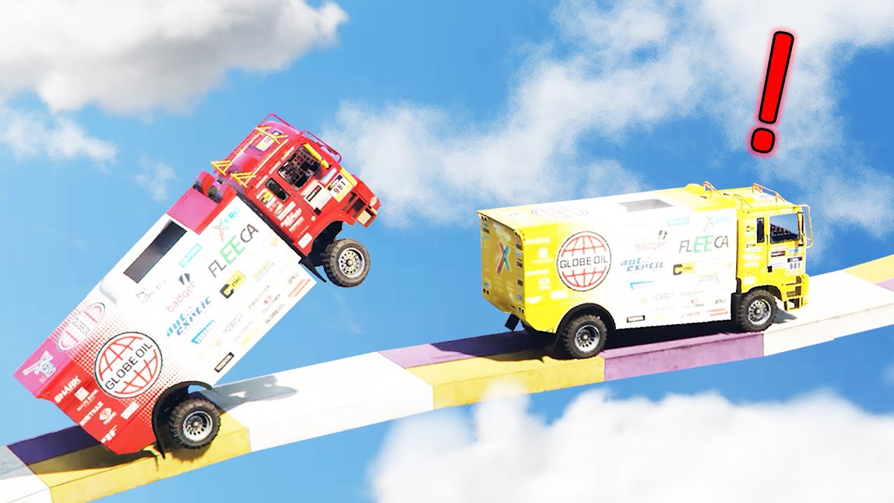 This GTA 5 Race was FULL of STUNTS! ⭐