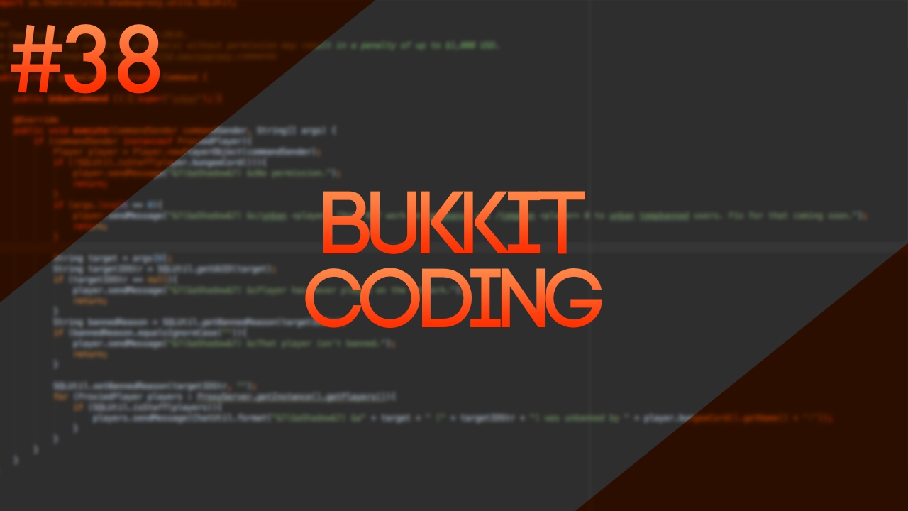 Bukkit Coding: Episode 38 - Skywars (1)