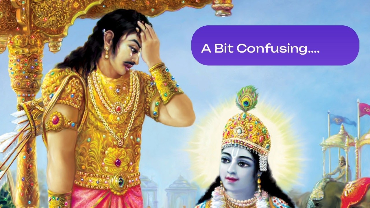 Contradiction in the Bhagavad Gita | Chapter 5