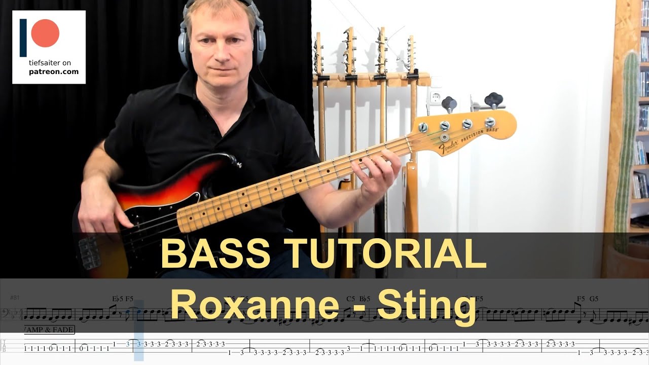 Roxanne - The Police | Bass Tutorial (Sheet + TABs)