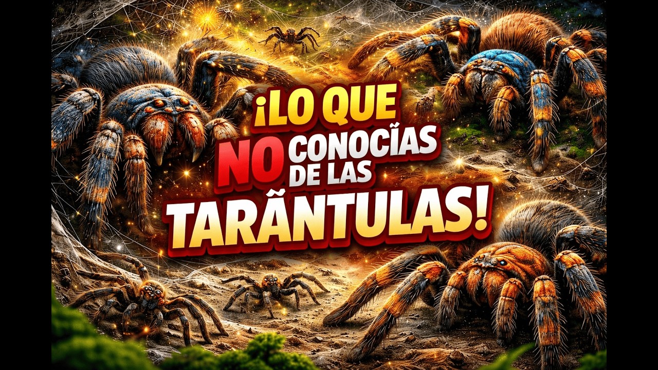 Las TARÁNTULAS no son lo que crees…