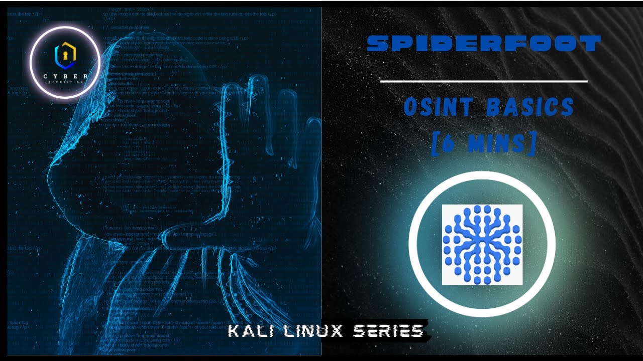 Spiderfoot Guide | OSINT & Recon | Kali Linux