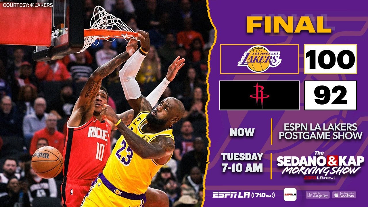 Lakers Trample The Rockets | CALL IN & REACT w/ Beto Dur&aacute;n NOW ‼️- ESPN LA Lakers Postgame Show