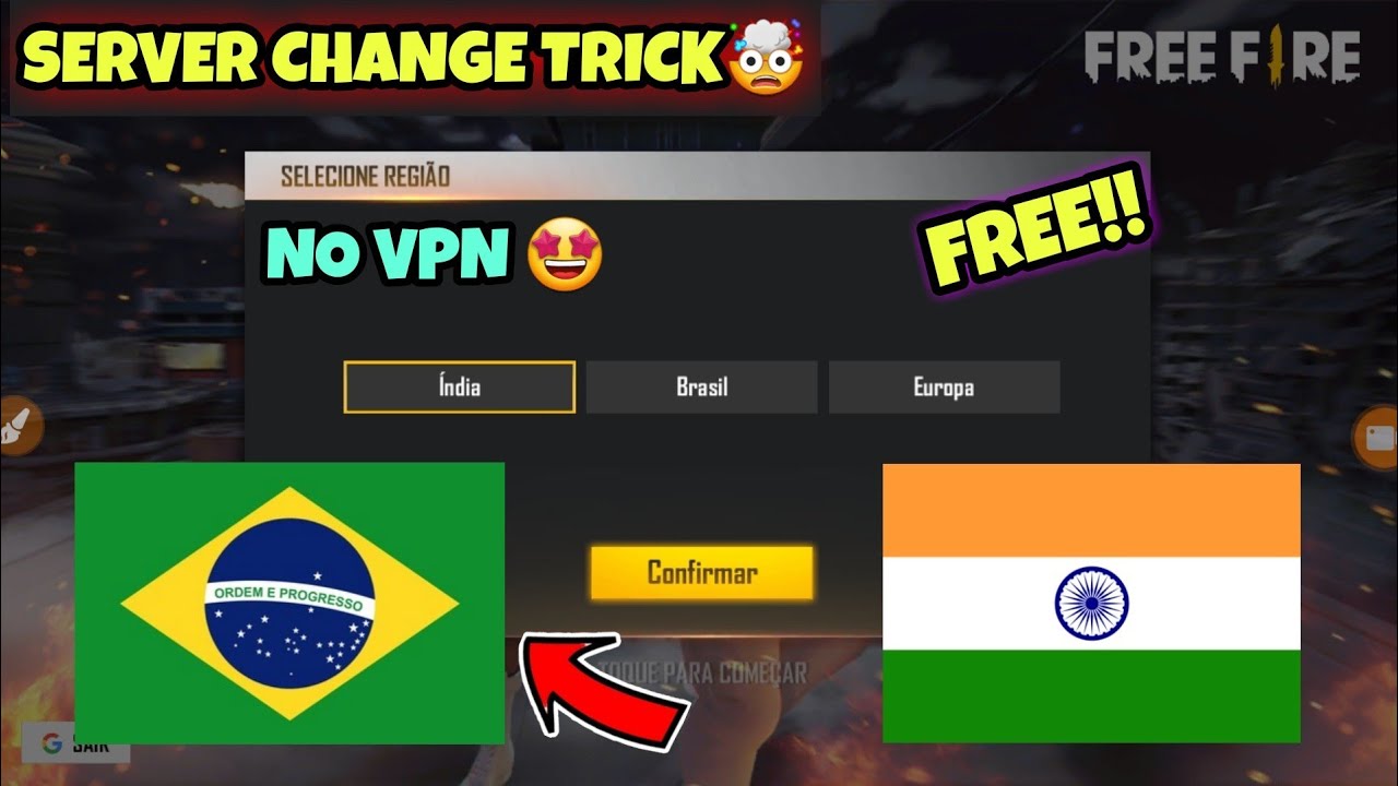 How To Change Server In Free Fire Without VPN | Free Fire Server Change Kaise Kare Without Vpn Trick