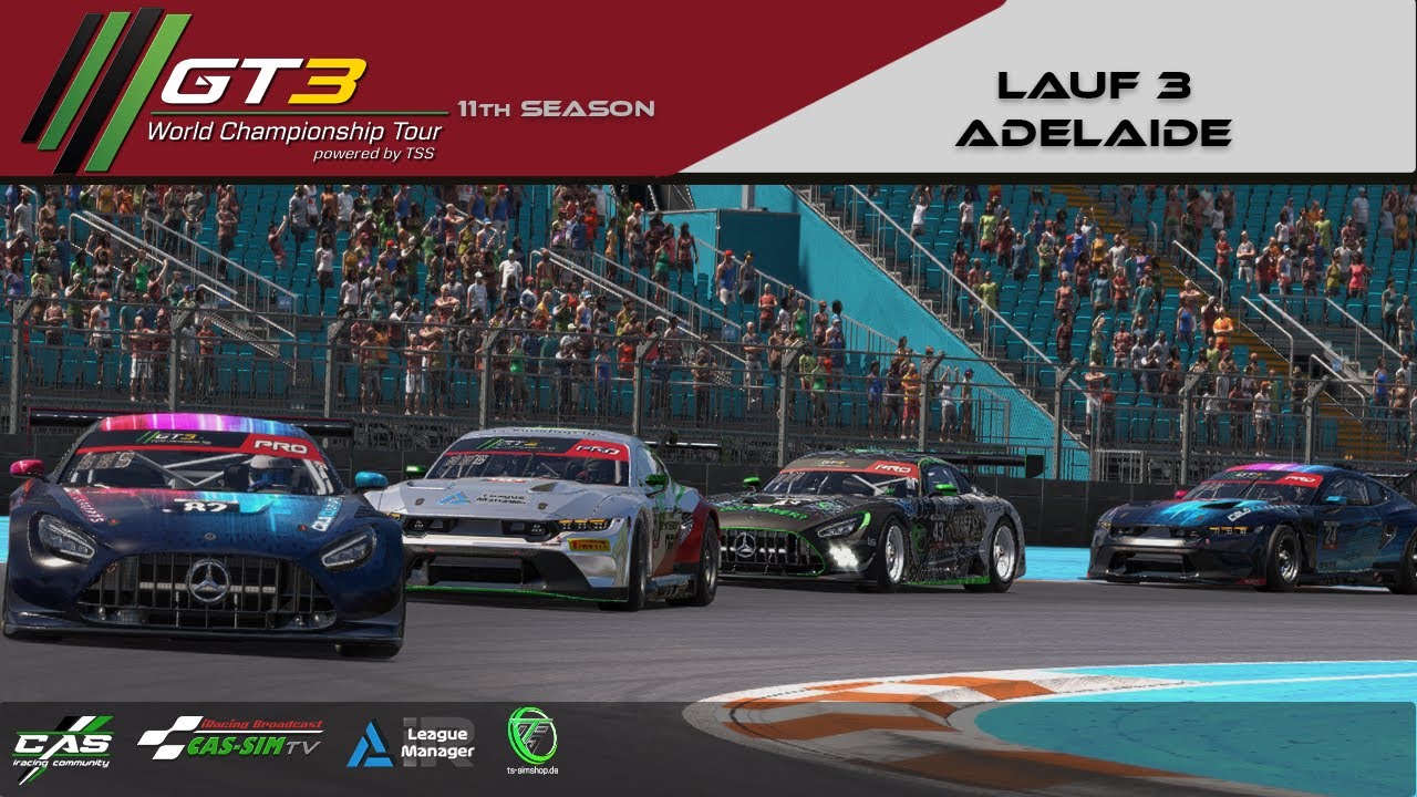 3  Lauf - CAS - GT3 WCT   Adelaide