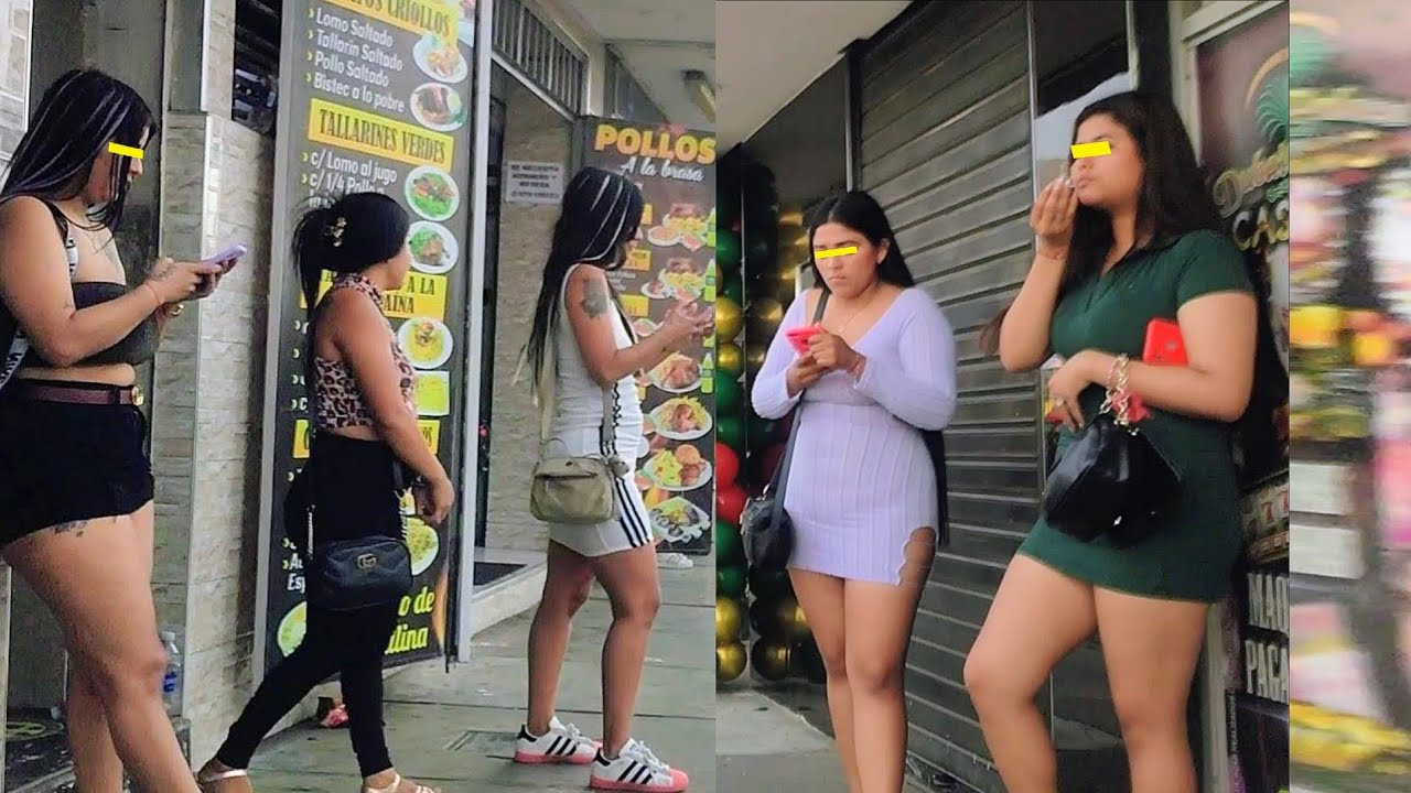 Guapas chicas en Av. Tomás Valle Lima Norte.