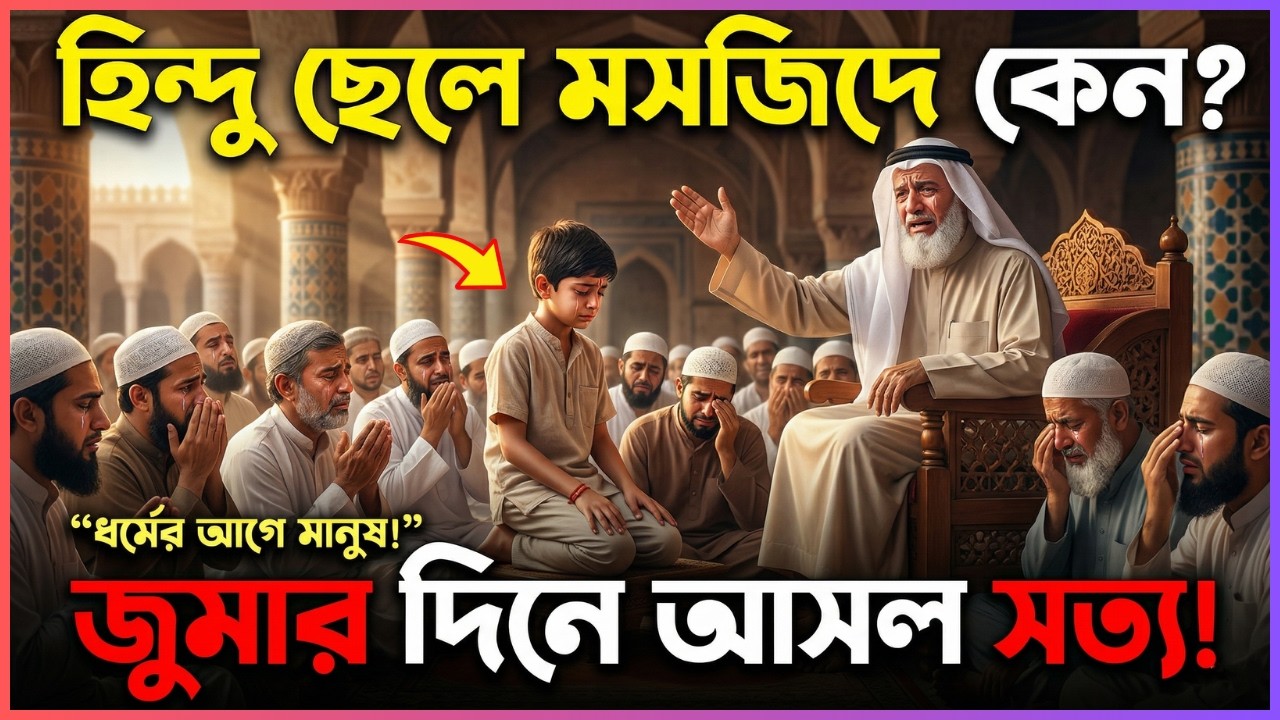 হিন্দু ছেলে প্রতিদিন মসজিদে কেন যেত? জুমার দিন প্রকাশ পেল চমকে দেওয়া সত্য! 😱 | Heart Touching Story
