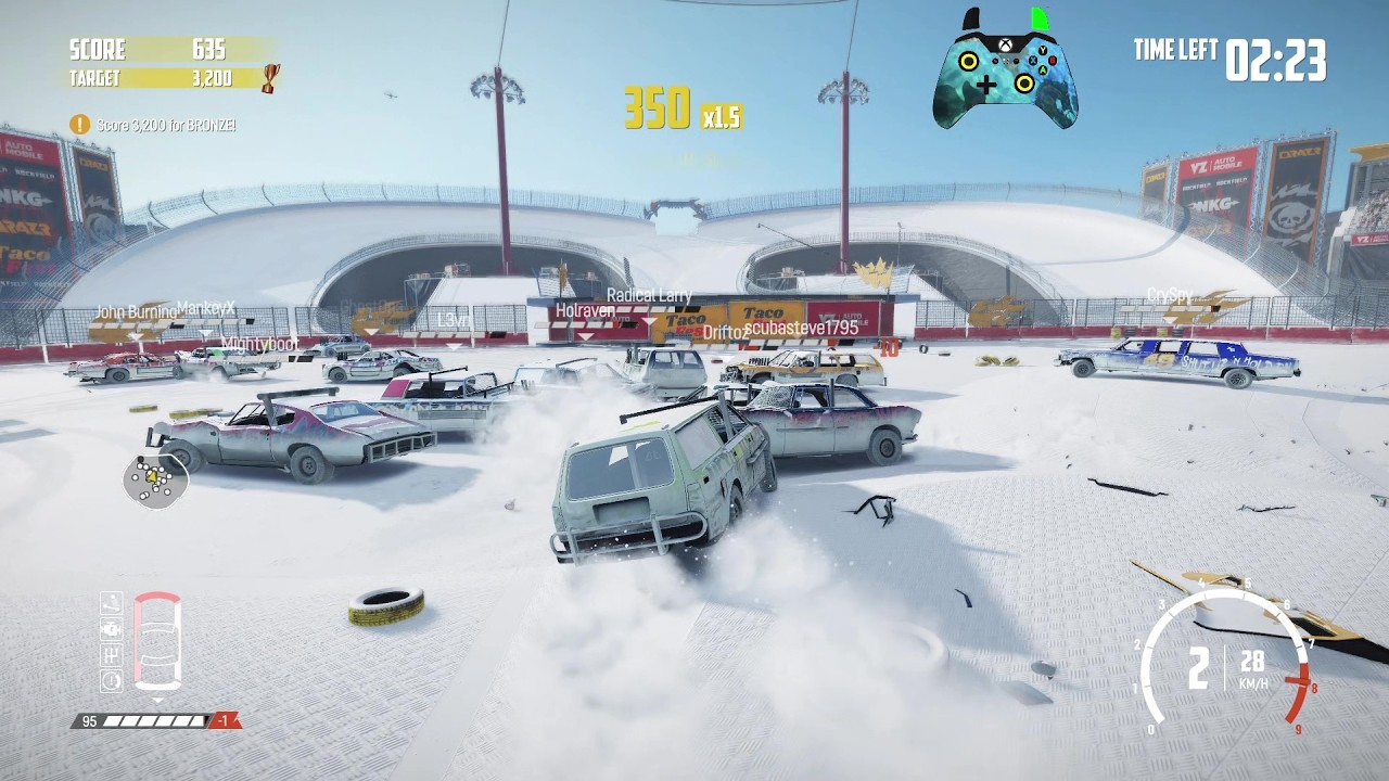 Wreckfest 26.02.24 Hammerhead Score Streak - Wrecknado Demolition Arena