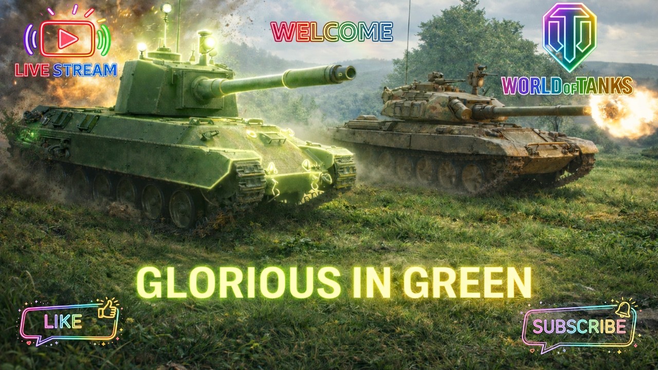 wot live | welcome | playing WOT- Glorious in Greenand  event part 2| wot2.1.1 day-17🚚😊🥰