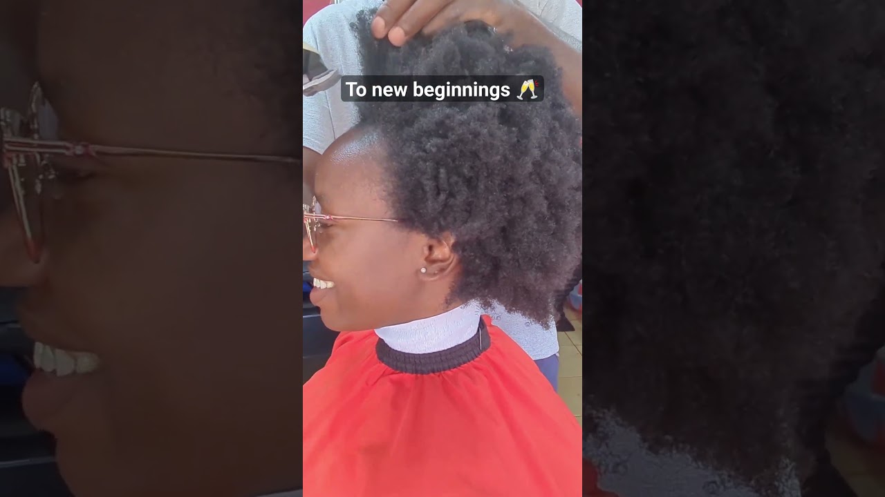 Am sorry but this hair had to go✂️ #bigchop #chop