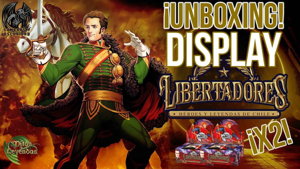 ¡Unboxing Display Libertadores 🇨🇱 X2 ! de #mitosyleyendas #myl #tcg