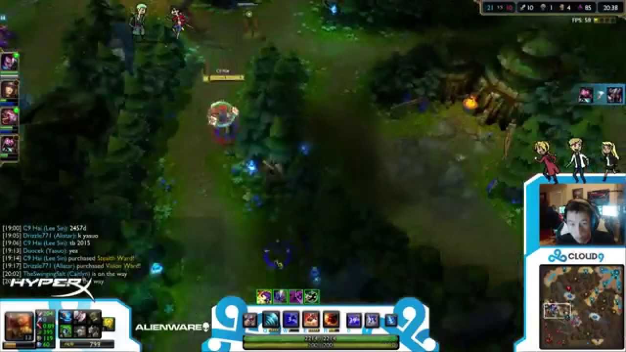 C9 Hai Lee Sin Jungle [Challenger Ranked solo queue mid]