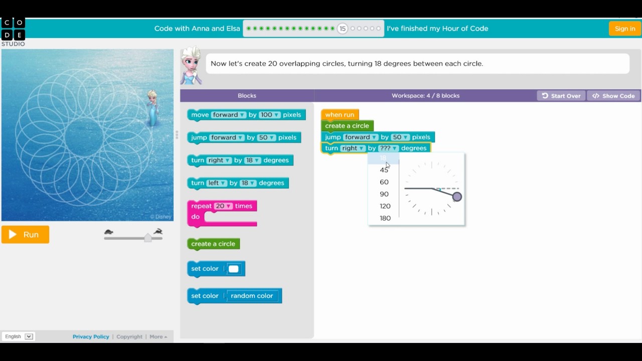Code with Anna and Elsa - full training