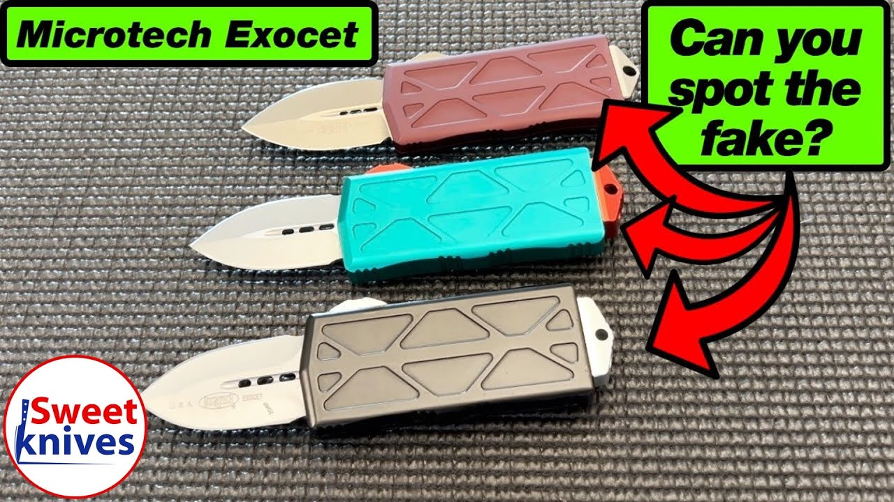 Microtech Exocet - Money Clip Knife - How to spot a fake!
