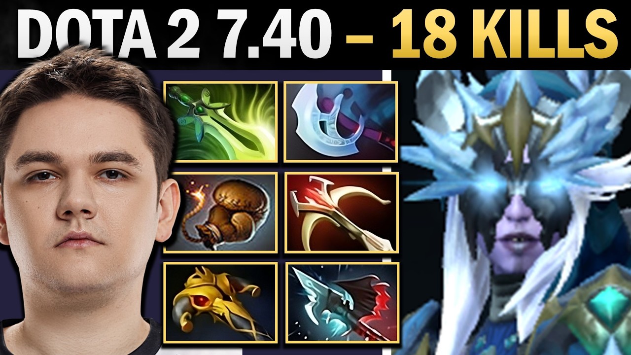 Drow Ranger Pro Carry with 18 Kills and Butterfly - Dota Gameplay