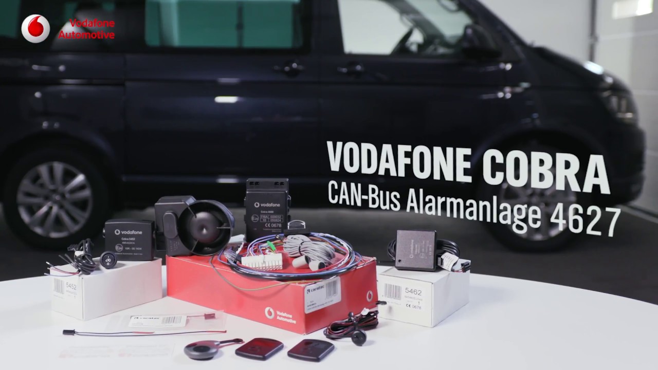 VW T6 Alarmanlage Vodafone Automotive - Sicherheitskonzept VW T6 Diebstahlschutz Cobra 4625