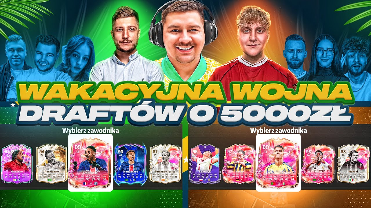 WOJNA DRAFT&Oacute;W DAMIAN vs KAMYK o 5000 zł! ĆWIERĆFINAŁ (2/7)