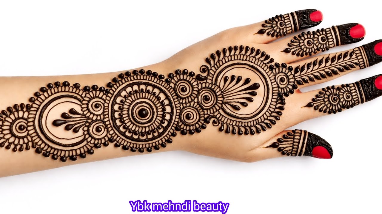Very simple and beautiful mehndi design for new year 2026|stylish backhand mehndidesign|latest henna