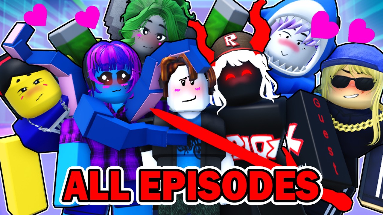 KICK A LUCKY BLOCK, BUT THERE ARE ONLY GIRLS!? - FINAL (All Episodes) Roblox Animation
