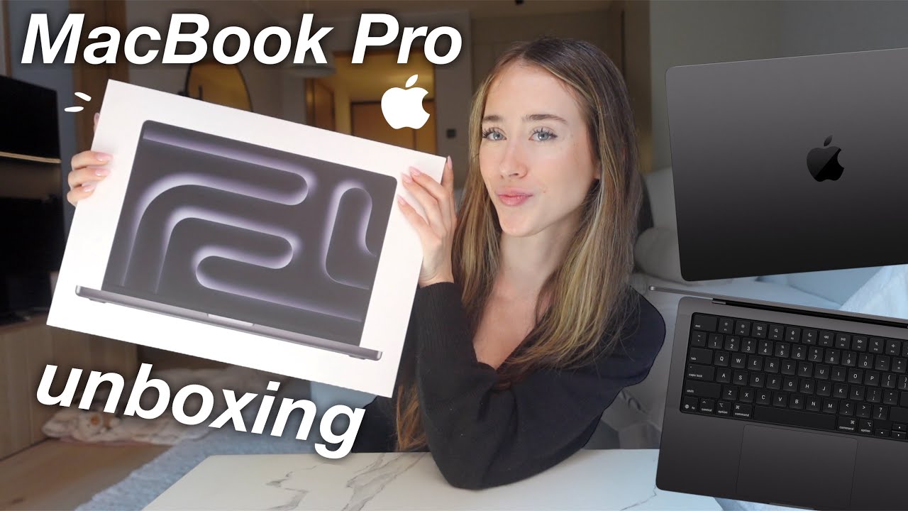 Распаковка и настройка MacBook Pro | Чип M4 Pro, 16 дюймов, цвет «чёрный космос»