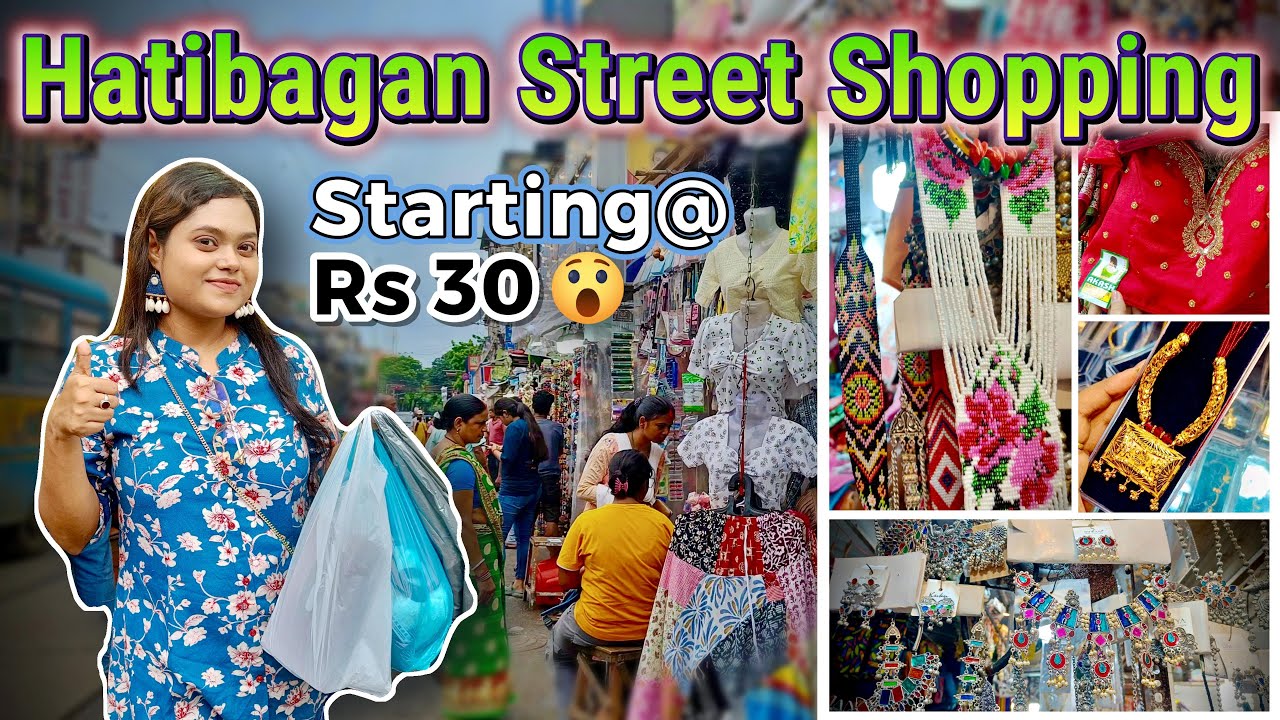 Kolkata’s Viral Market 💥 Fashion Steals starting from ₹30 |Hatibagan Vlog  #StreetShopping