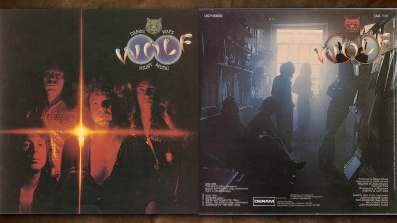 Darryl Way's Wolf &lrm;&ndash; Night Music (1974, Full Album)