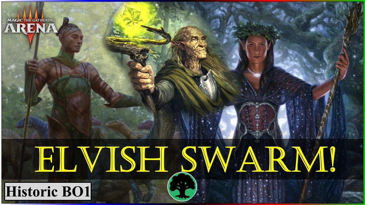 Best Deck in Historic? Mono-Green Elves Historic BO1 | Mythic | MTG Arena Ranked