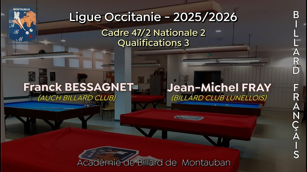 Ligue OCCITANIE - Cadre 47/2 Nationale 2 Q3