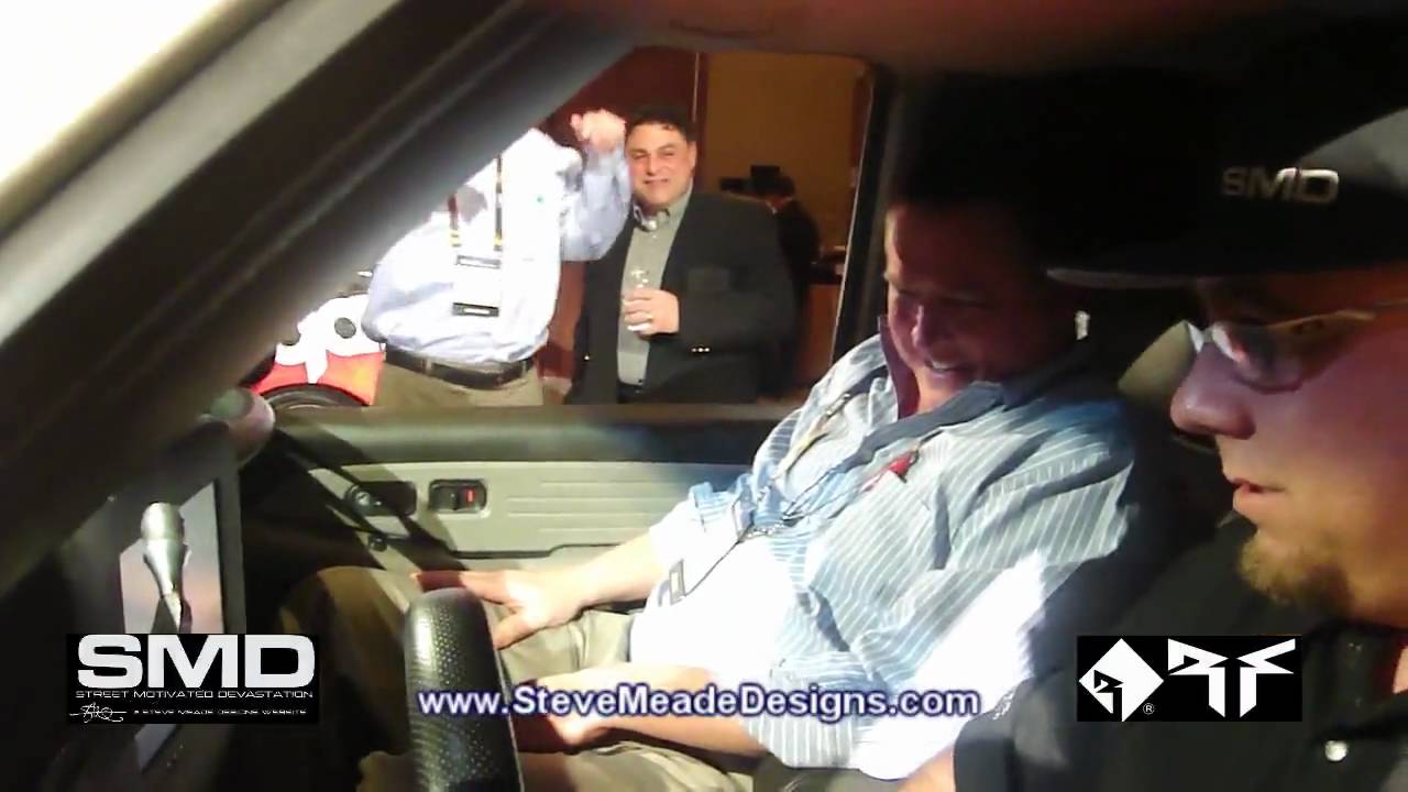 Something that Slams - CES 2010 Palms Casino with Rockford Fosgate - 4 18's 30,000 watts!