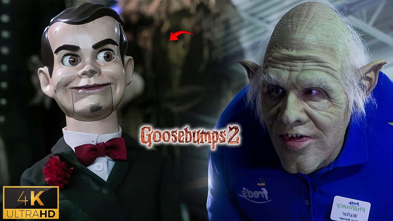Gęsia sk&oacute;rka 2: Nawiedzony Halloween &ndash; Scena ataku na dekoracje sklepowe