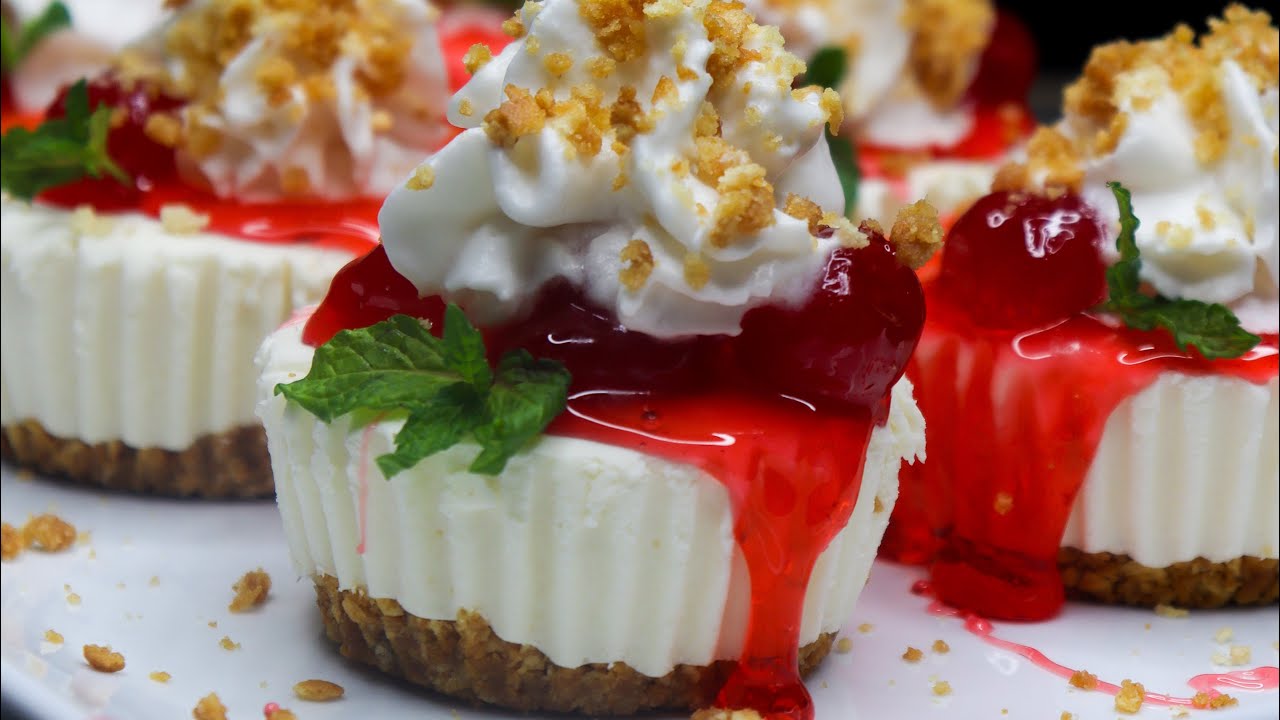 20 Minute Cheesecake Bites Recipe | Valentines Day Ideas | Valentine&rsquo;s Dessert Ideas