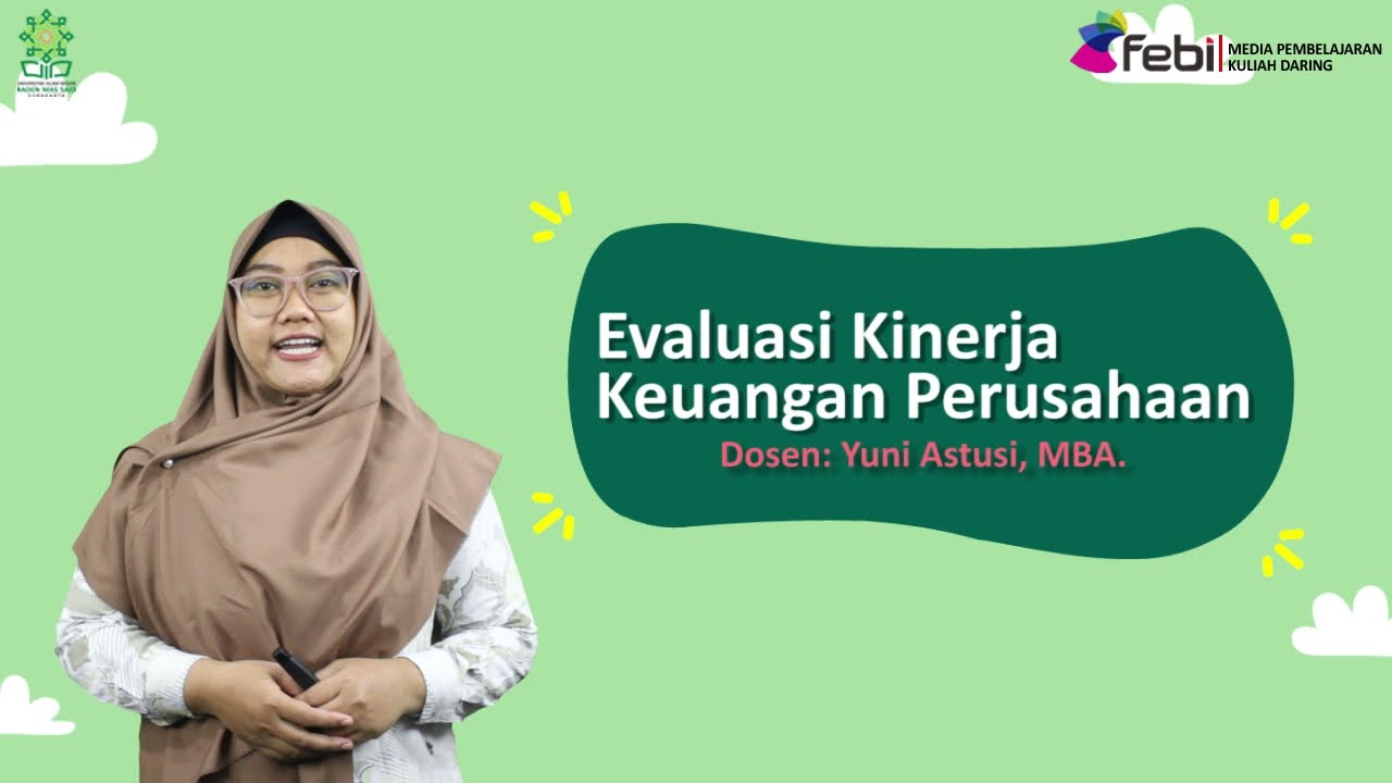 Evaluasi Kinerja Keuangan Perusahaan | Yuni Astuti, M.B.A.