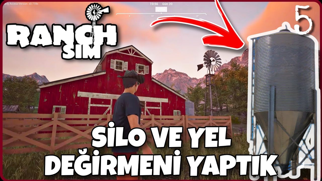 OTOMATİK YEMLEME SİSTEMİ /  SİLO VE YEL DEĞİRMENİ YAPTIK | RANCH SIMULATOR