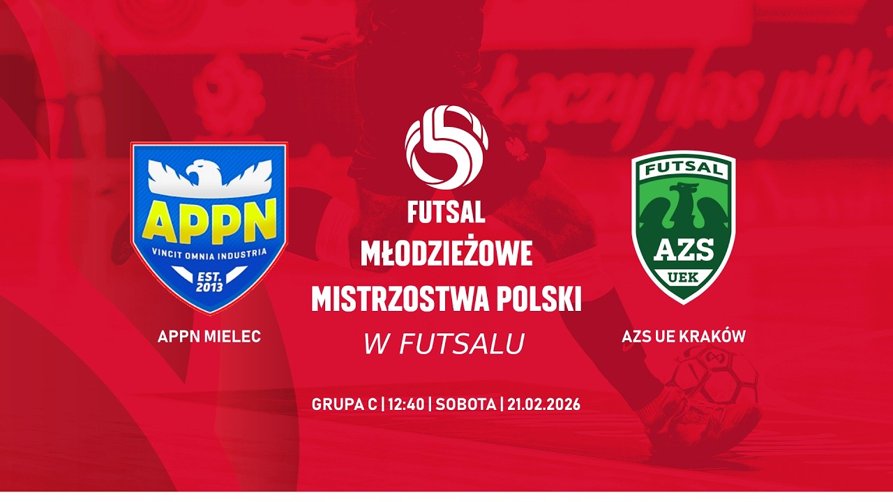 Skr&oacute;t meczu: APPN Mielec - AZS UE Krak&oacute;w | MMP w Futsalu U19 Mielec 2026