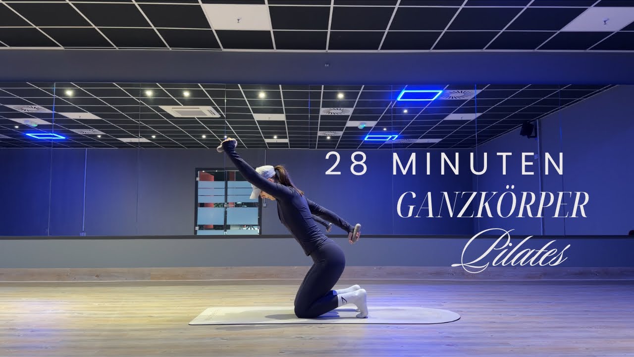 28 Minuten Ganzkörper Pilates-Workout - optional mit Kurzhanteln | by.emiliajenna