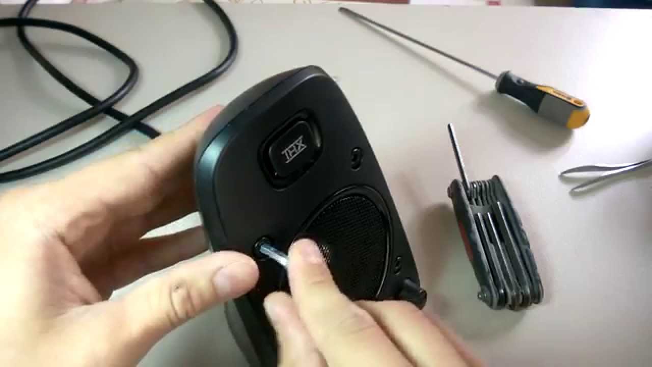 Разборка сателлита Logitech Z623