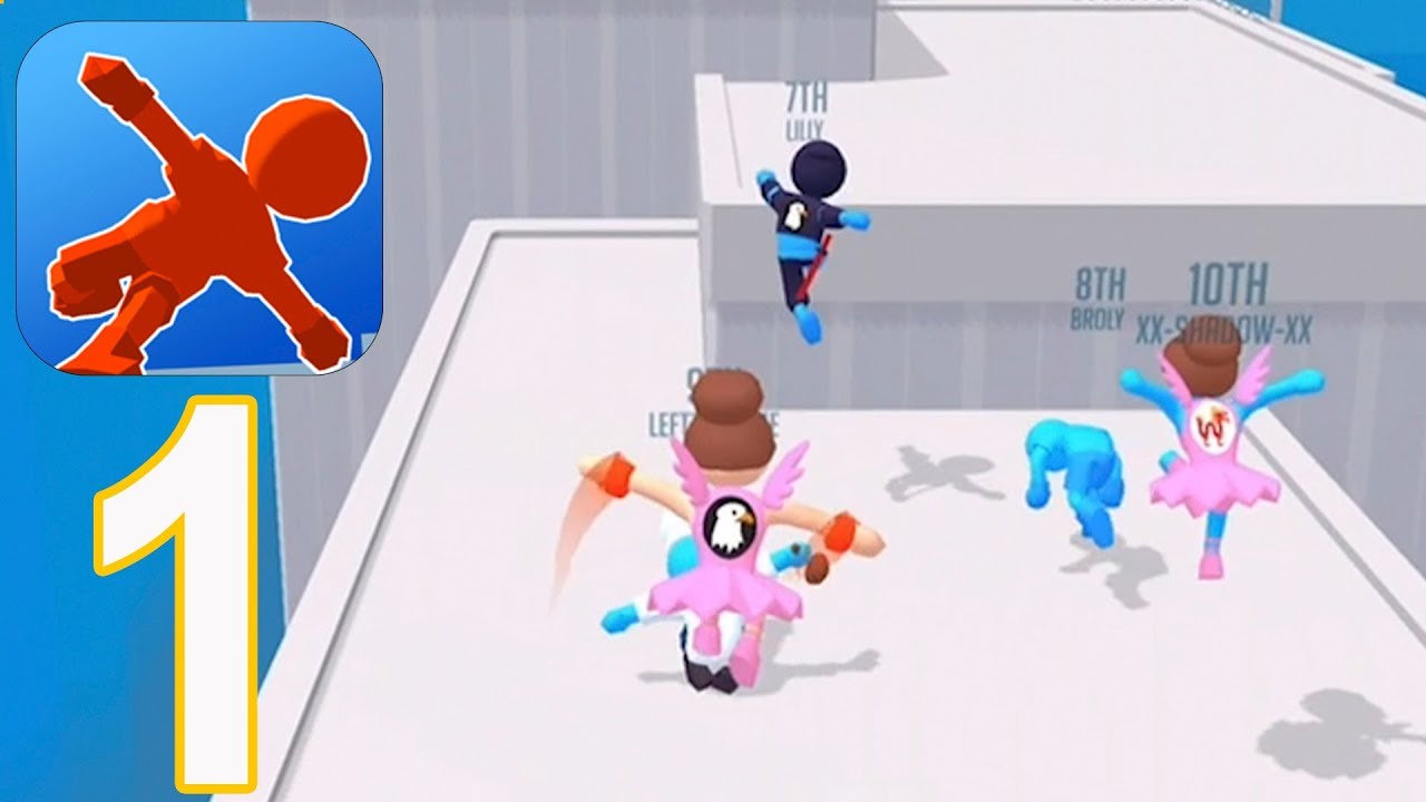 Parkour Race - Gameplay Walkthrough part 1(iOS, Android)